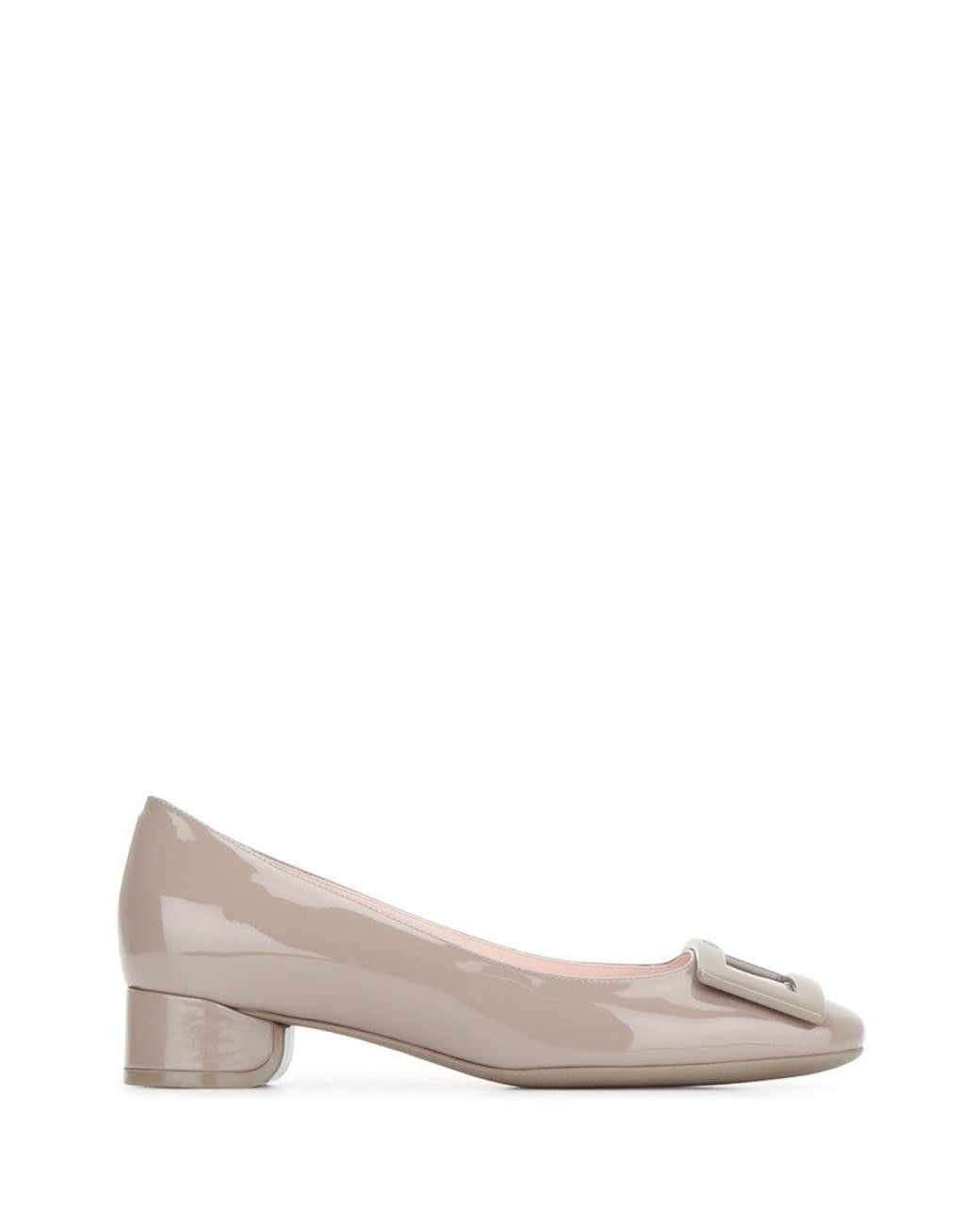 Roger Vivier Pink Slip On Pumps