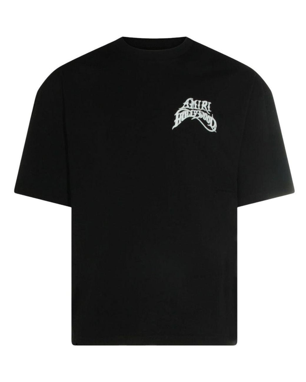 Amiri Black Regular Logo T-Shirt for men