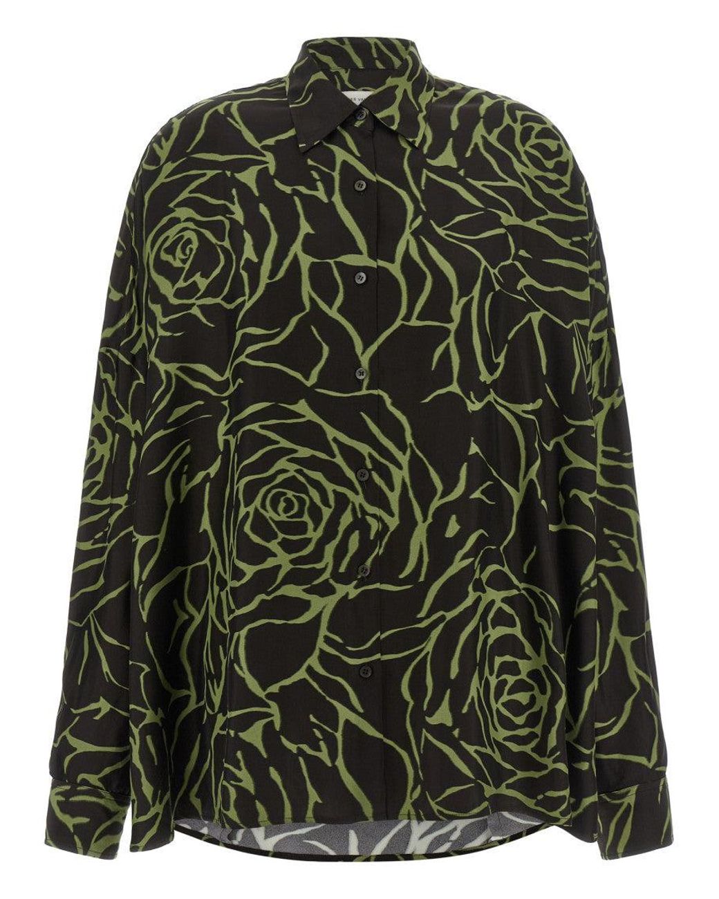 Dries Van Noten Green Viscose Blouse