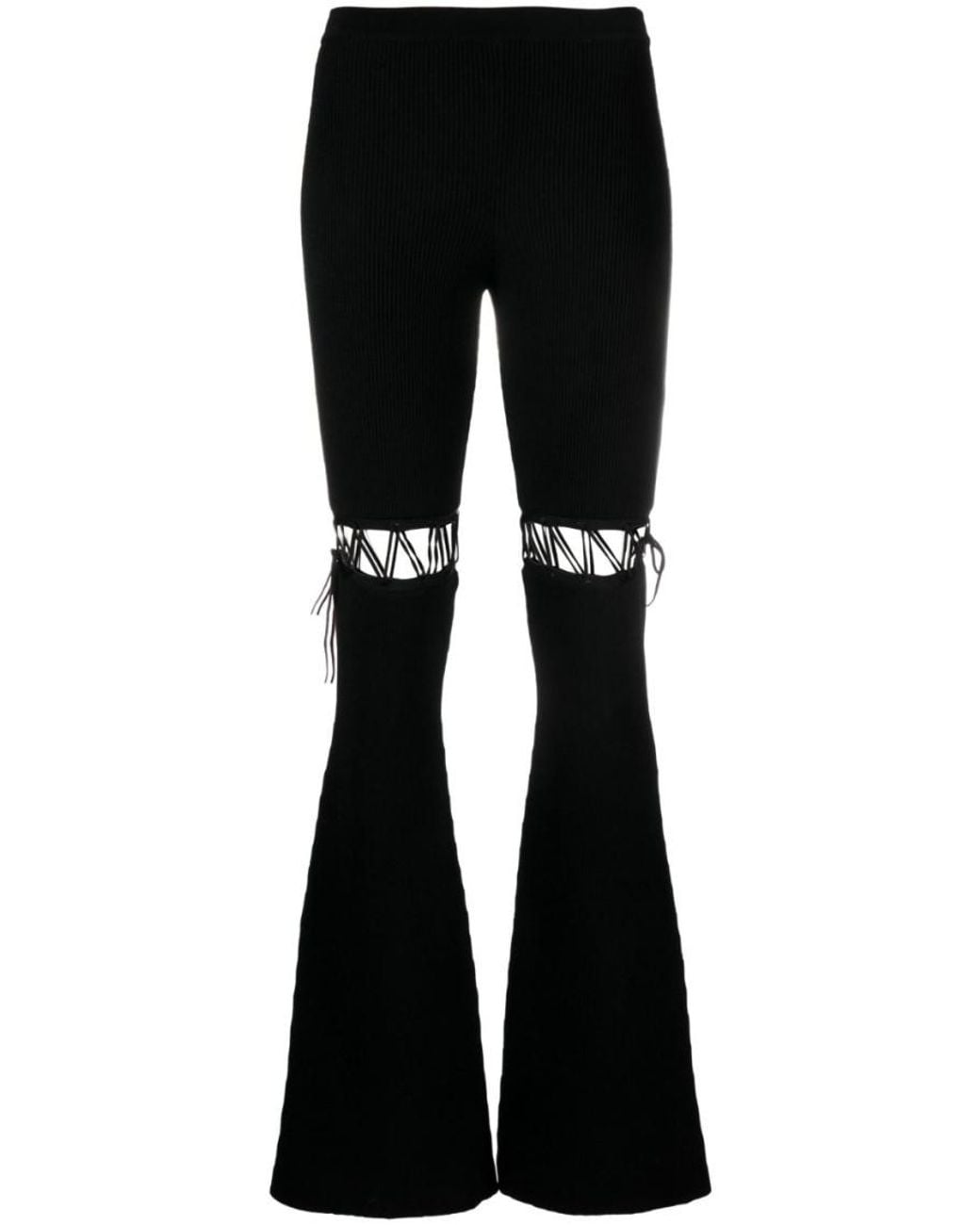 Nensi Dojaka Black Flared Pant