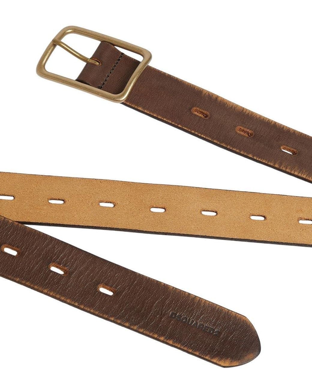 DSquared² Brown Solid Belt