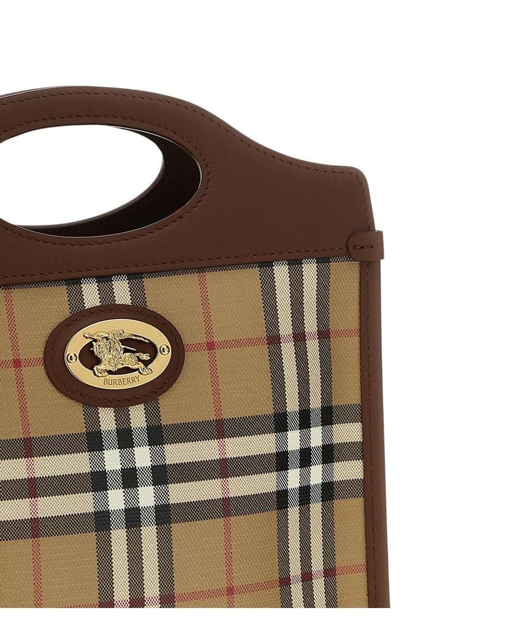 Burberry Brown Pocket Mini Tote