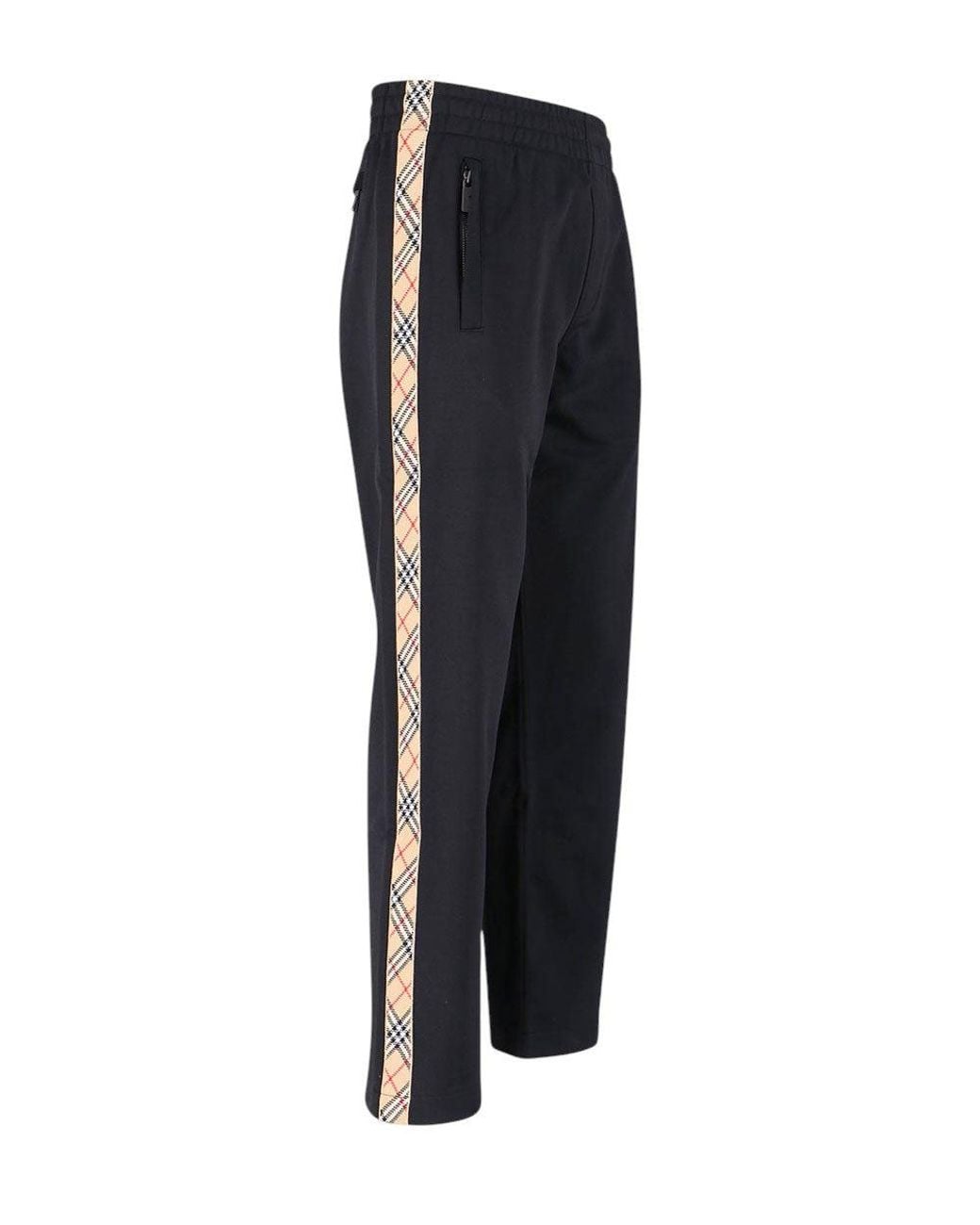 Burberry Blue Solid Track Pants for men