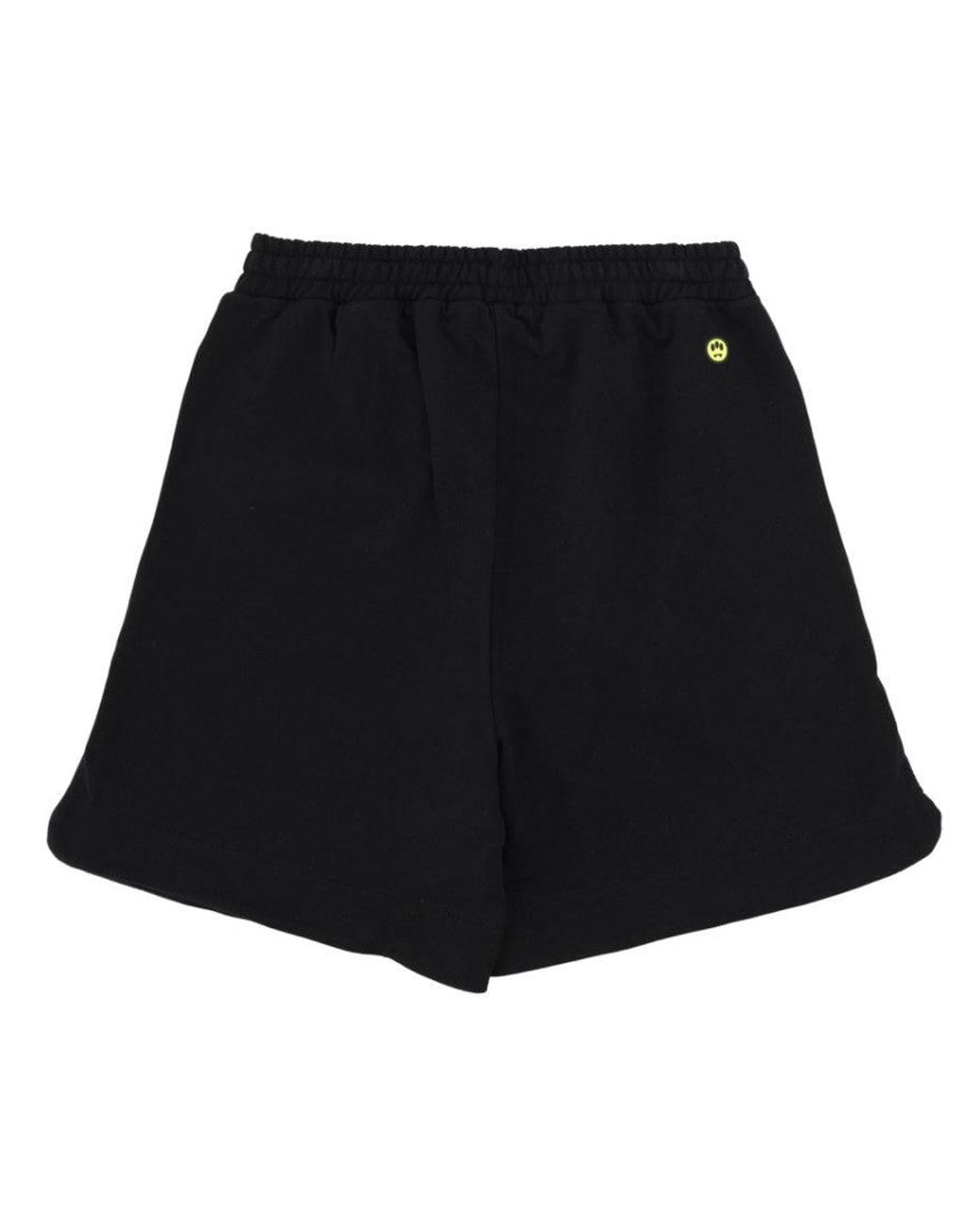 Barrow Black Logo Shorts for men