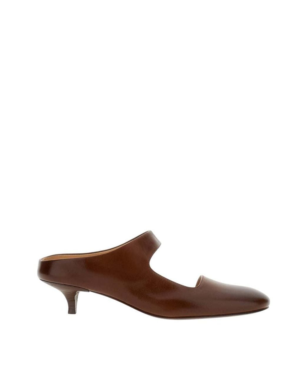 Marsèll Brown Dark Slip-On Pumps