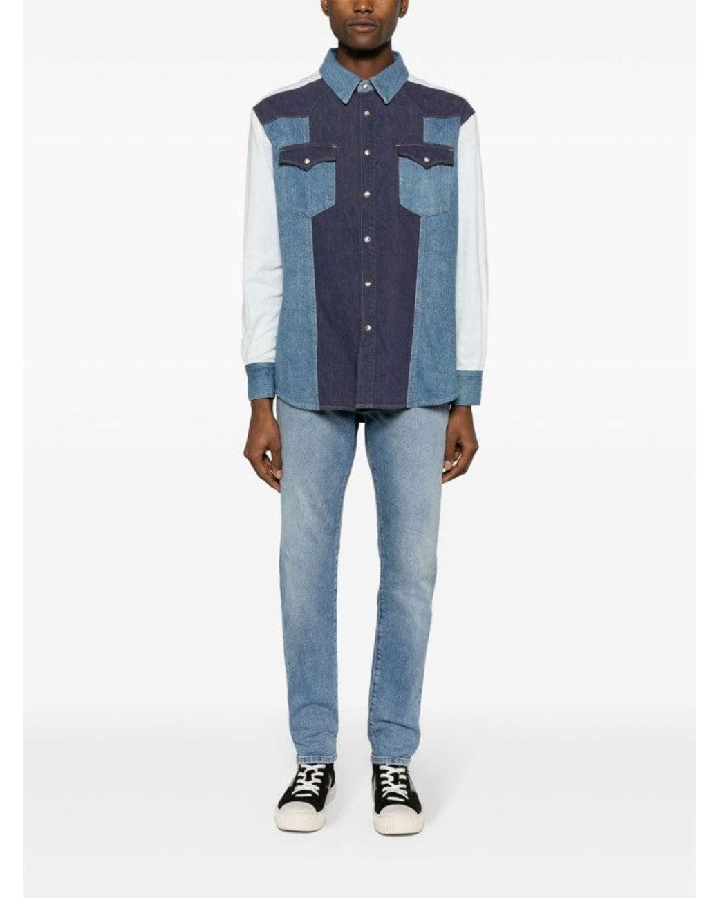 DIESEL Blue Skinny Fit Jeans for men