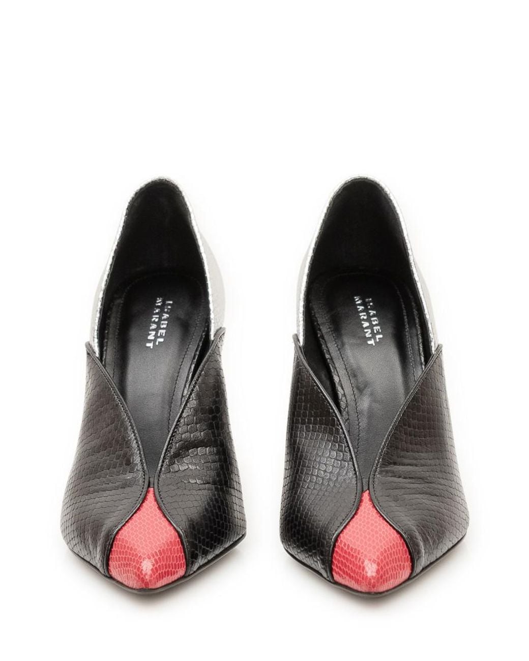 Isabel Marant Black Color Block Pumps