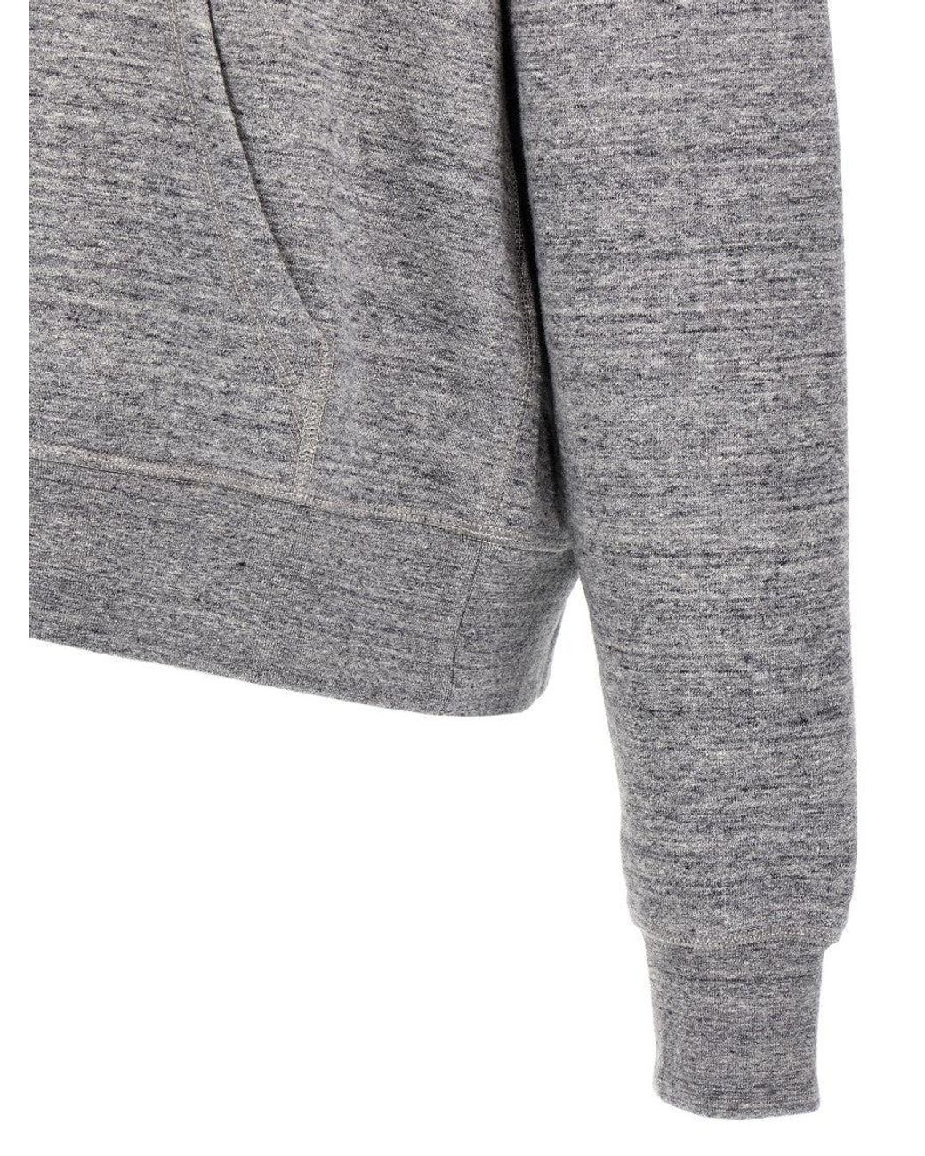 DSquared² Gray 'Nyc Fit' Hoodie for men