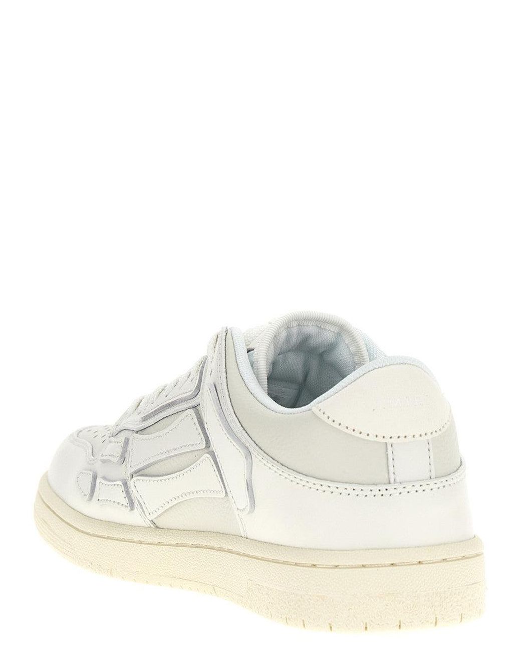 Amiri White Skel Low Top Sneakers for men