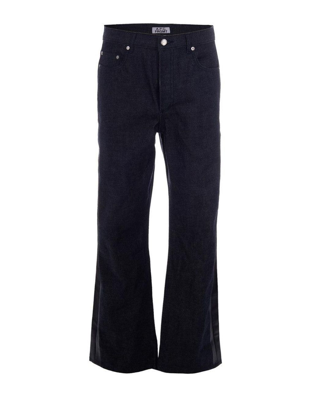 A.P.C. Blue Straight-Leg Jeans With Selvedge Detail for men