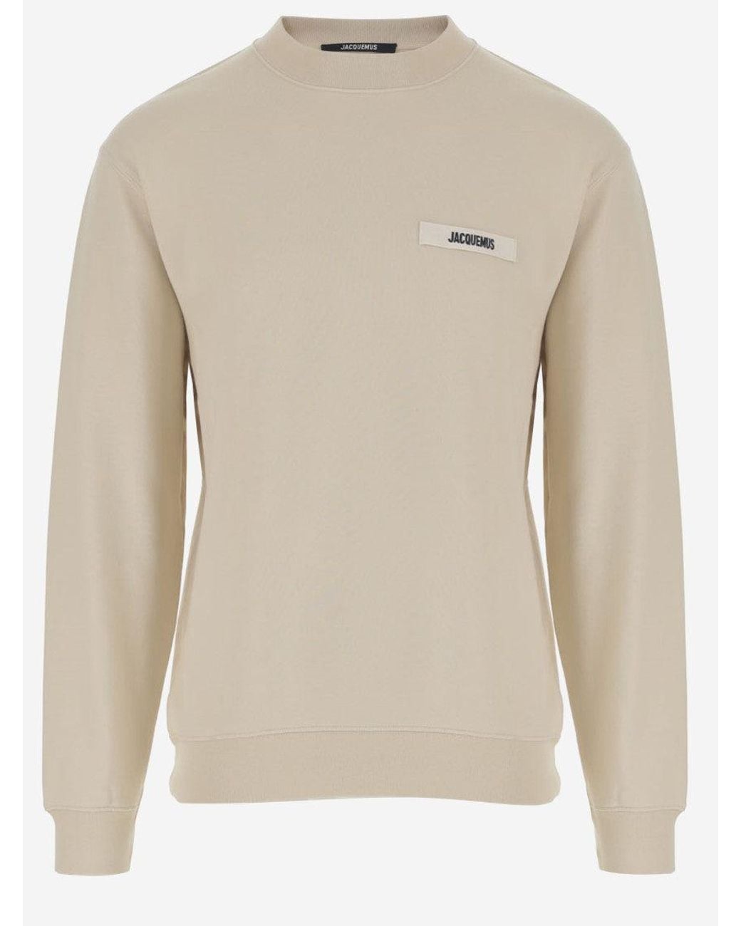 Jacquemus Natural Logo Sweatshirt for men
