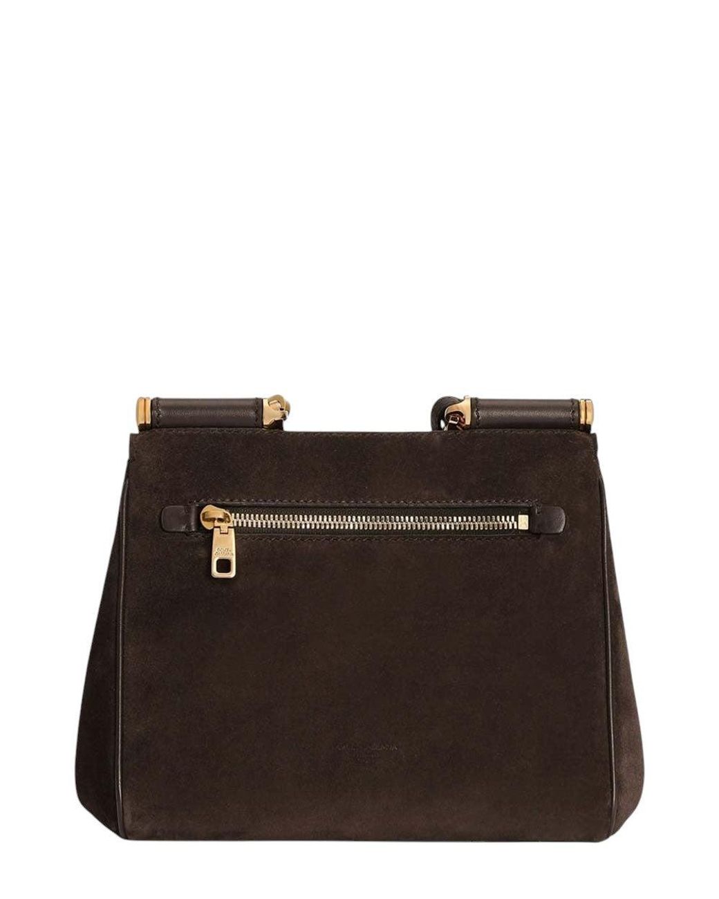 Dolce & Gabbana Black Dark Sicily Small Satchel