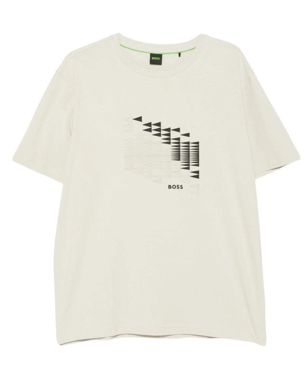 Boss White Light Graphic T-Shirt for men