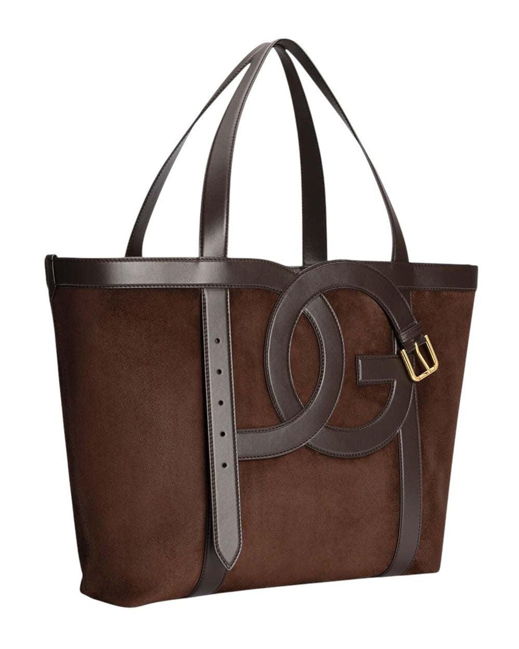 Dolce & Gabbana Brown 3.5 Logo Large Tote