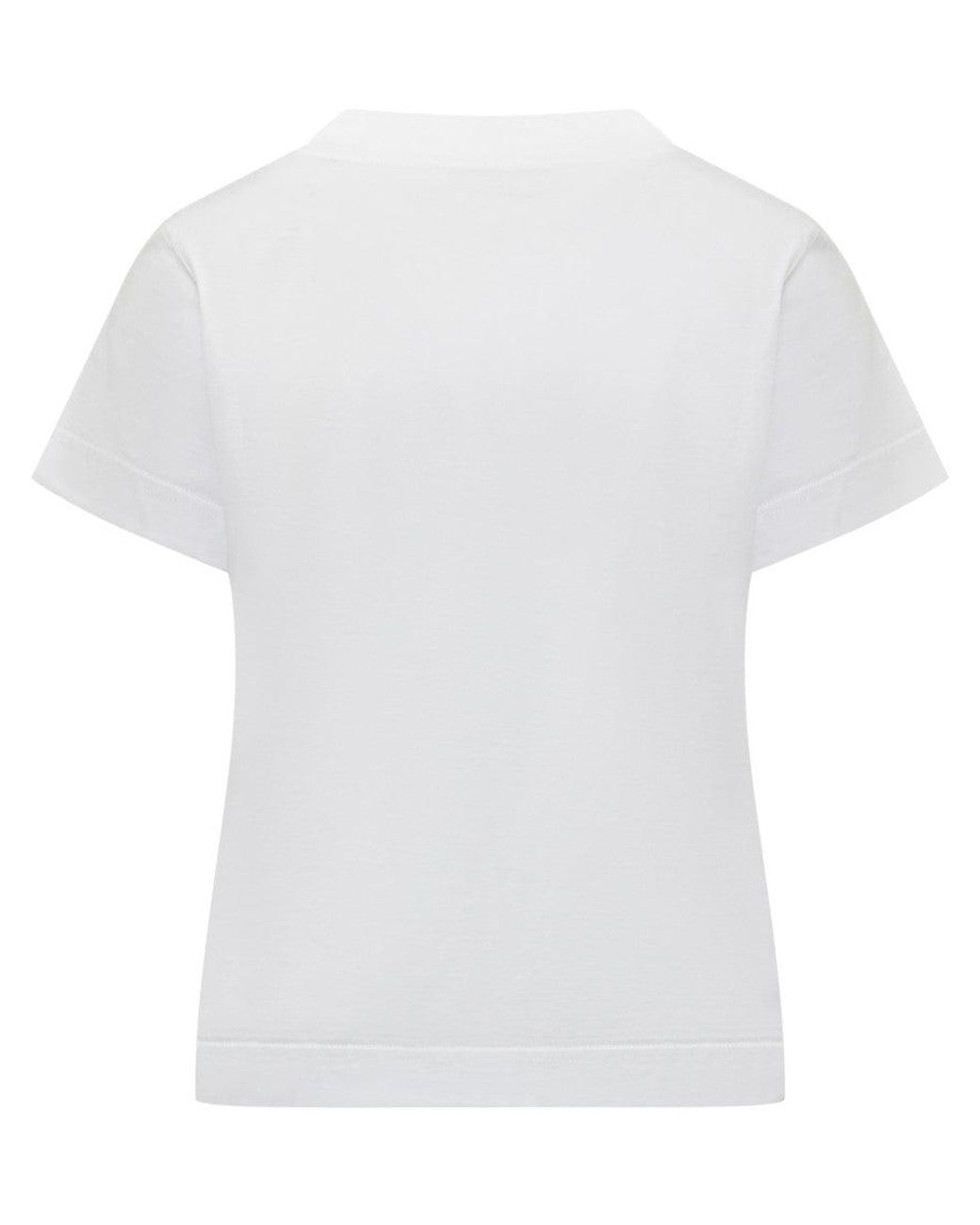 Givenchy White Graphic Print T-Shirt