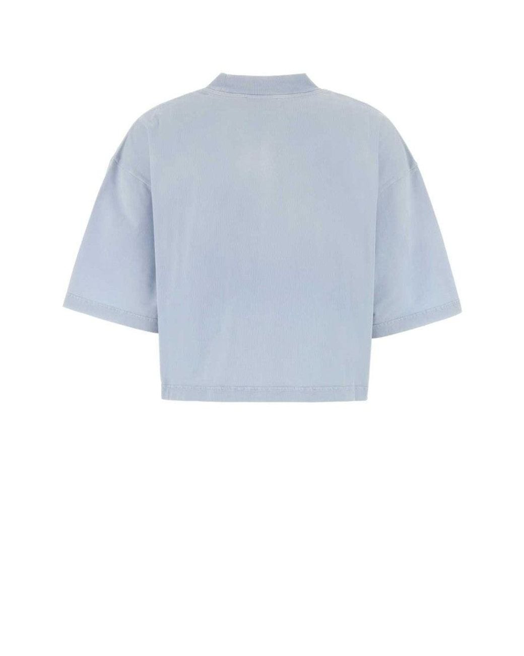 Marni Blue Powder Cotton T-Shirt