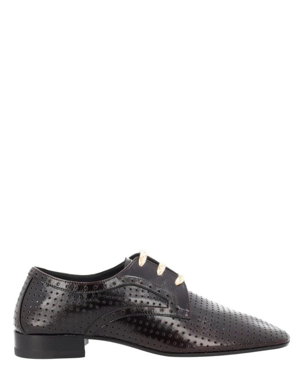 Dries Van Noten Brown Leather Lace-Up Shoes