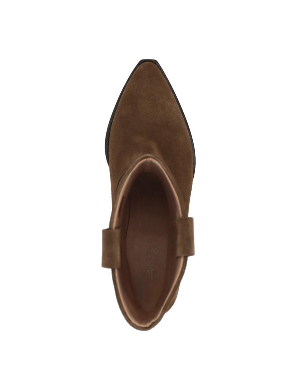 Isabel Marant Brown Solid Pointed Toe Boots