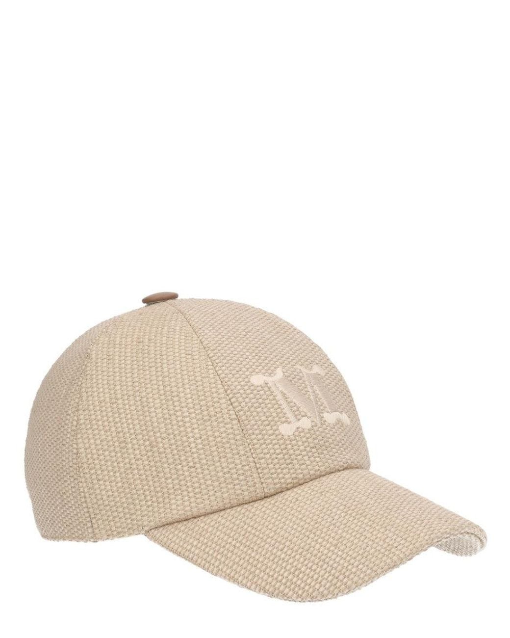 Max Mara Natural Logo Baseball Cap