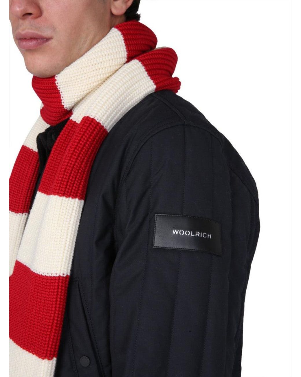 Woolrich Blue Midnight Solid Jacket for men