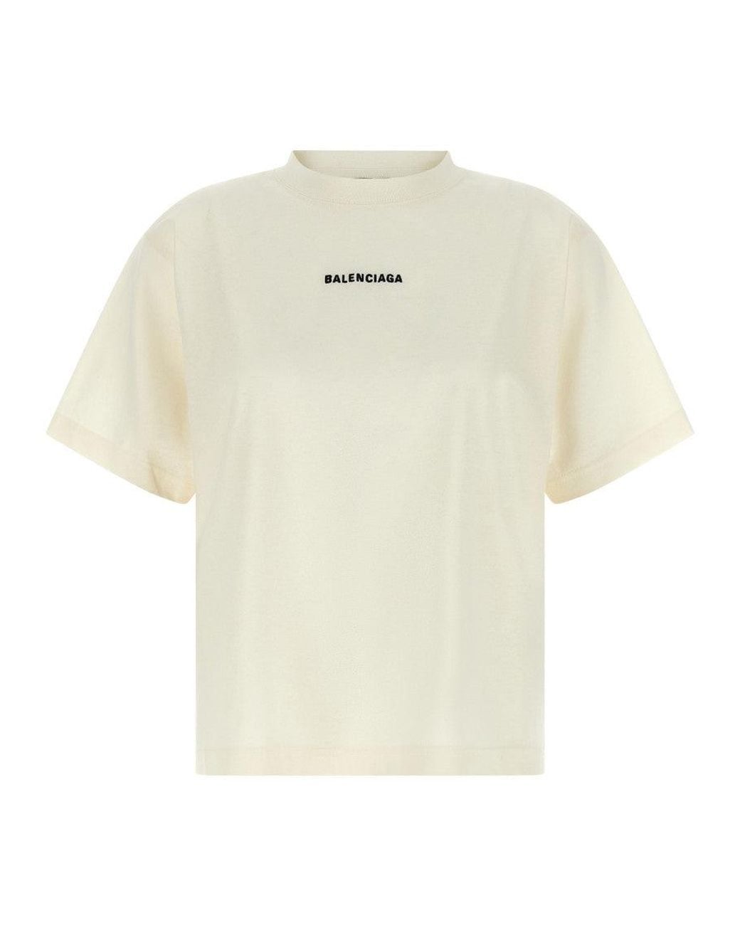 Balenciaga White 'Back' T-Shirt