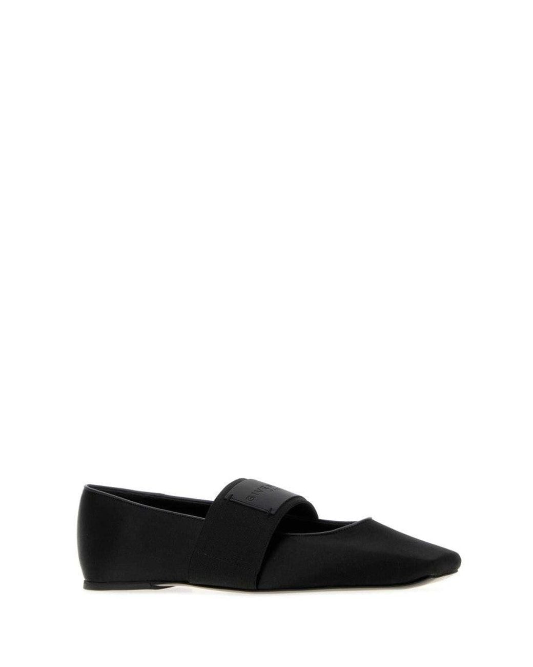Givenchy Black Logo Ballet Flat