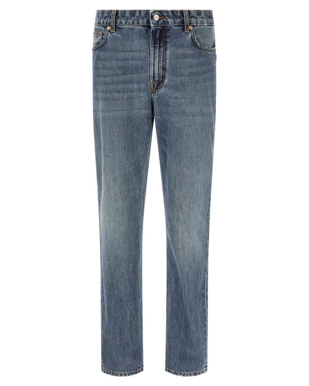 Department 5 Blue Light Mid Rise Jeans for men