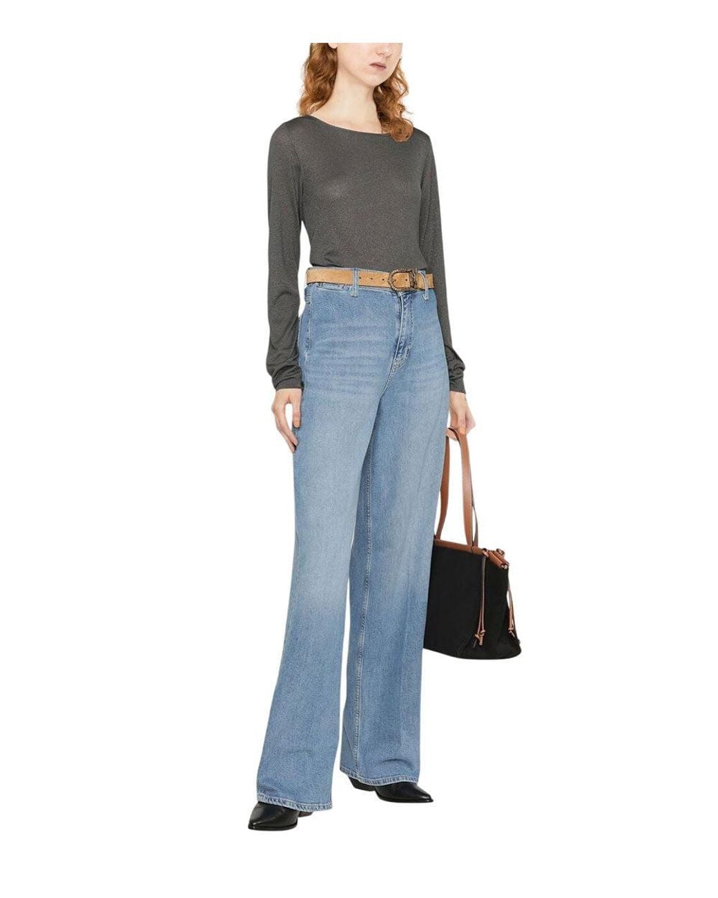 Brunello Cucinelli Gray Boat Neck Sweater