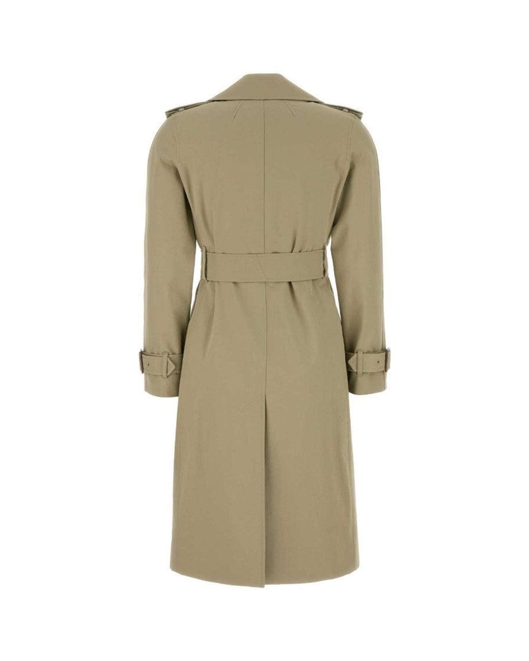 Burberry Green Long Trench Coat