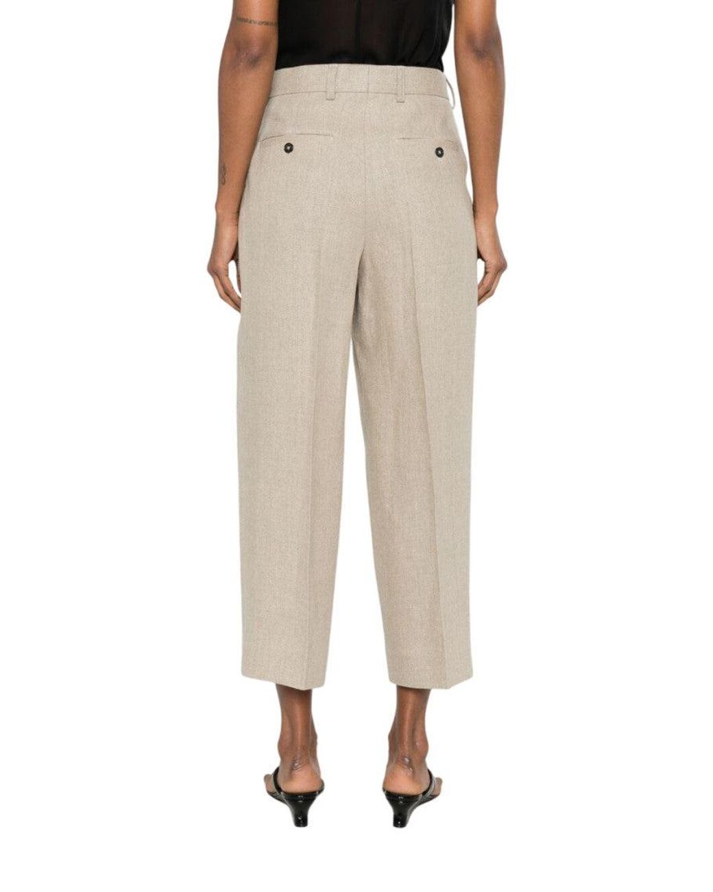 Totême White Regular Fit Trouser