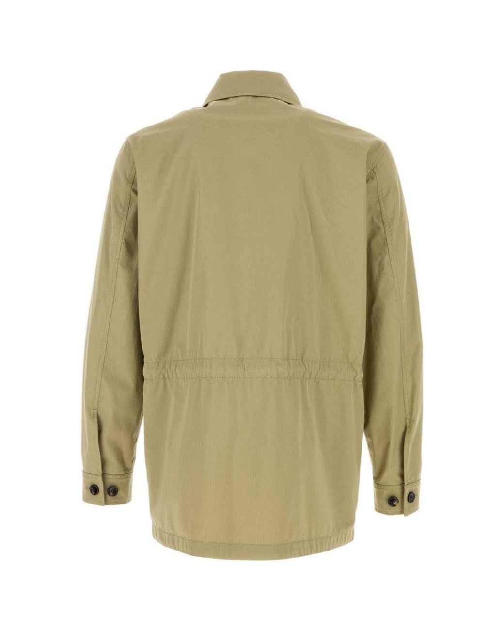 Burberry Green Shirt Collar Jacket for men