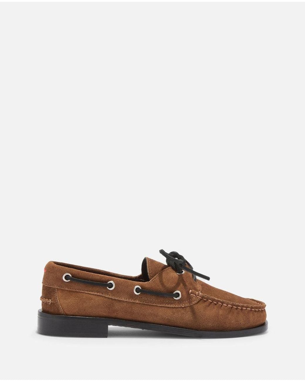 Aeyde Brown Suede Loafers