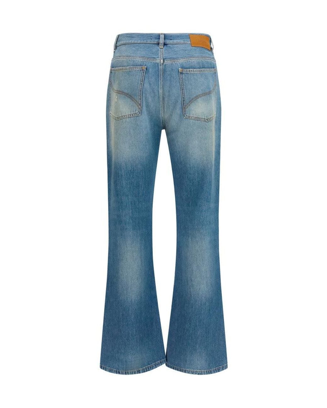Amiri Blue Light Bootcut Jeans for men