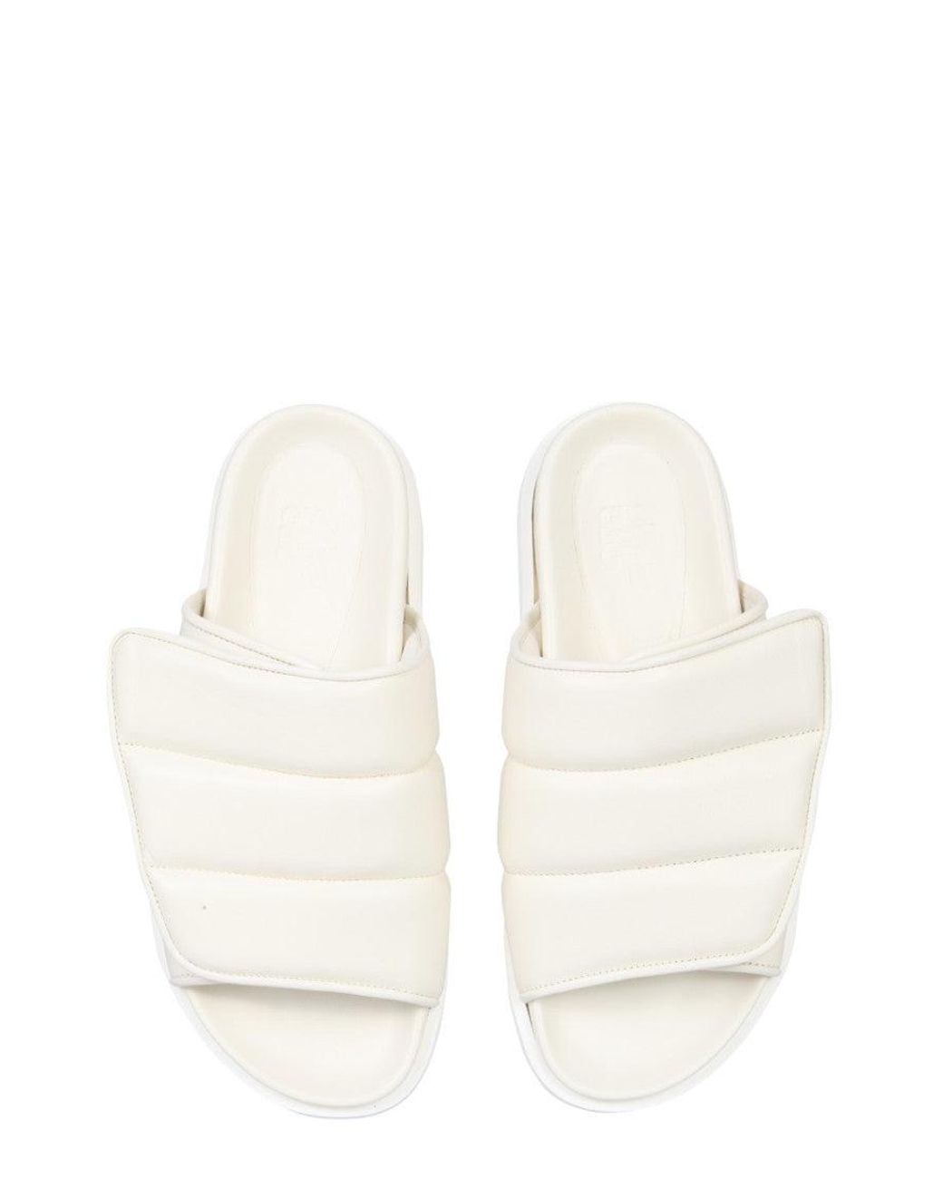 Gia Borghini White Gia 3 Puffy Sandals for men