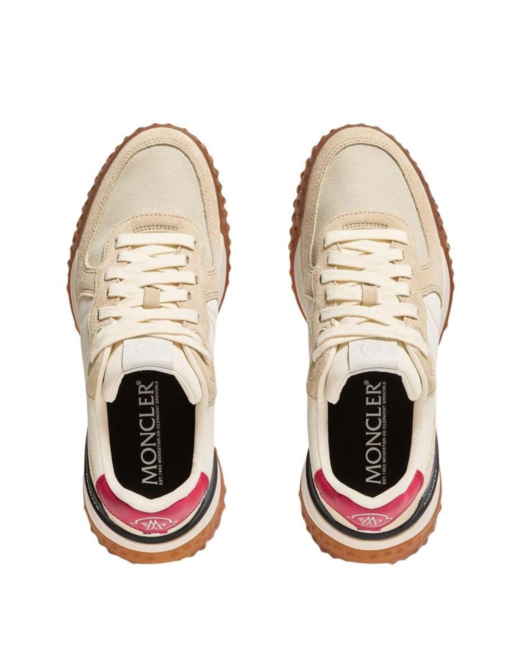 Moncler White City-Trek Sneakers