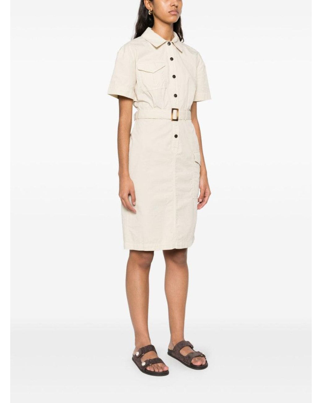 Woolrich Natural Cotton Shirt Dress