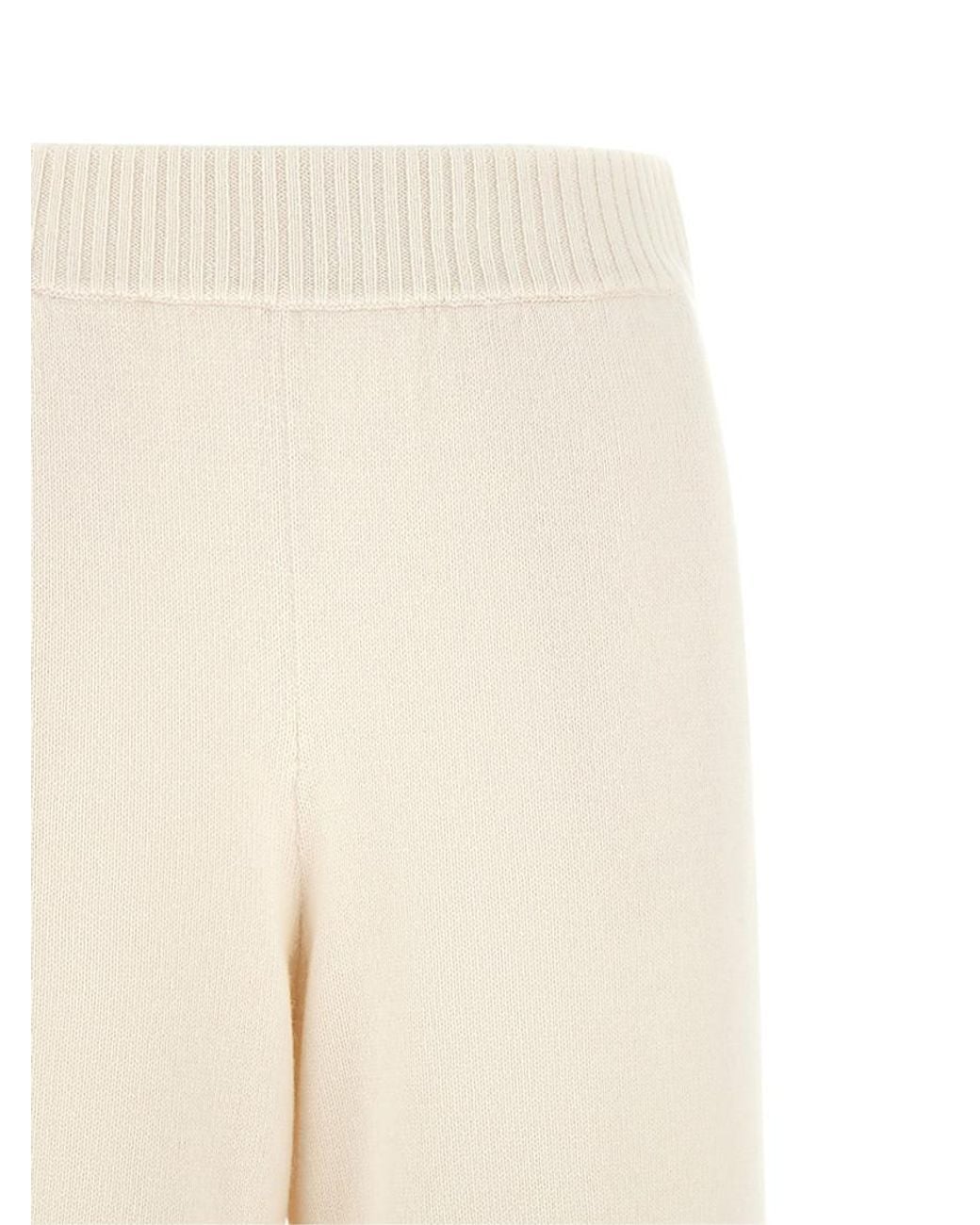 Brunello Cucinelli Natural Relaxed Elasticated Pants