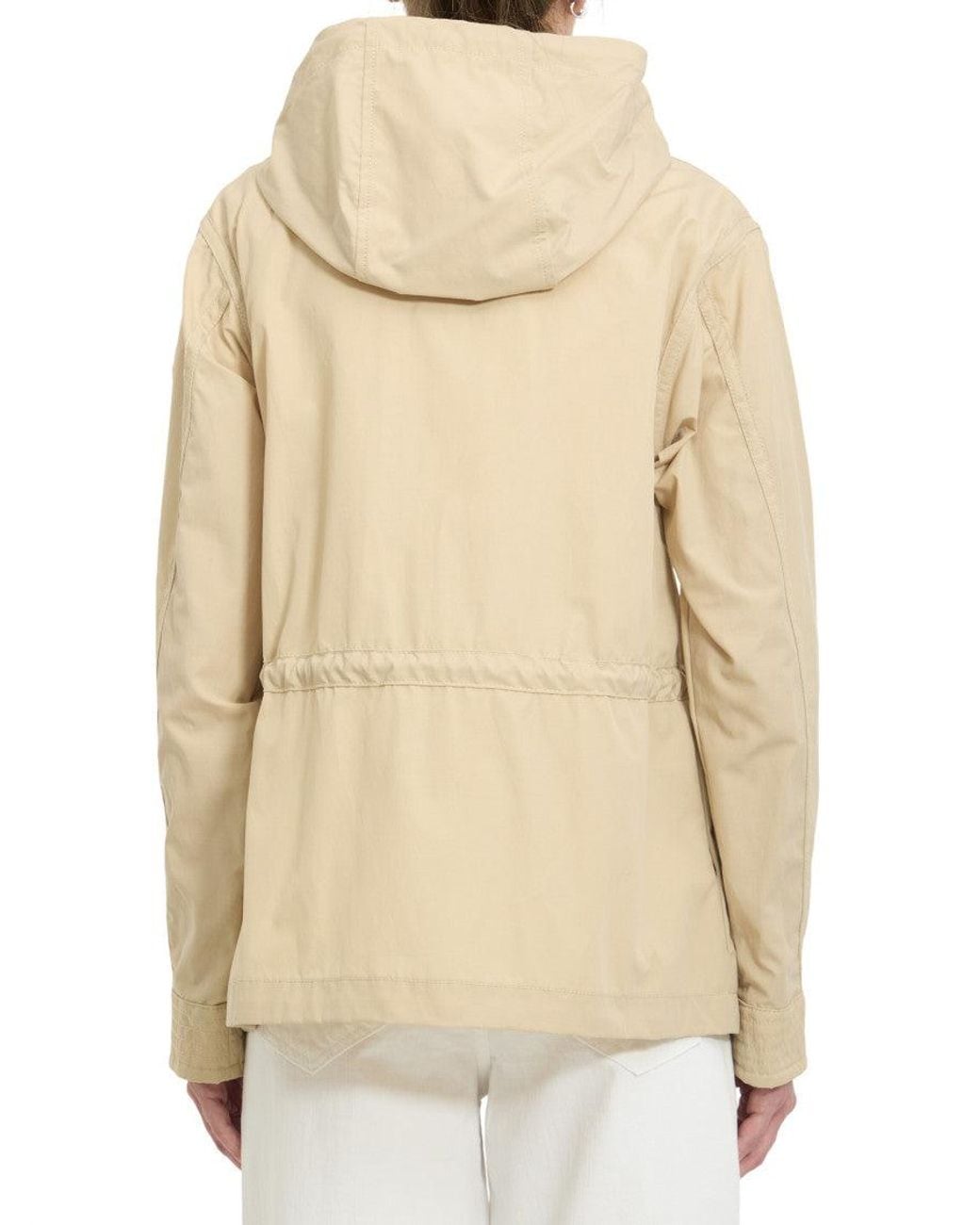 Moncler Natural Solid Hood Jacket