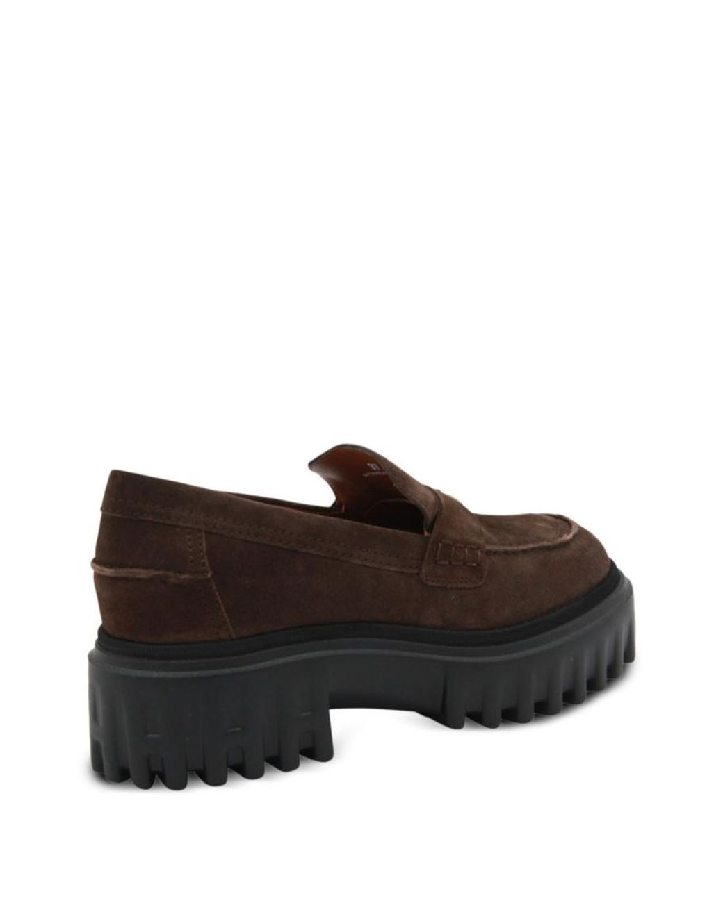 Hogan Brown Solid Loafers