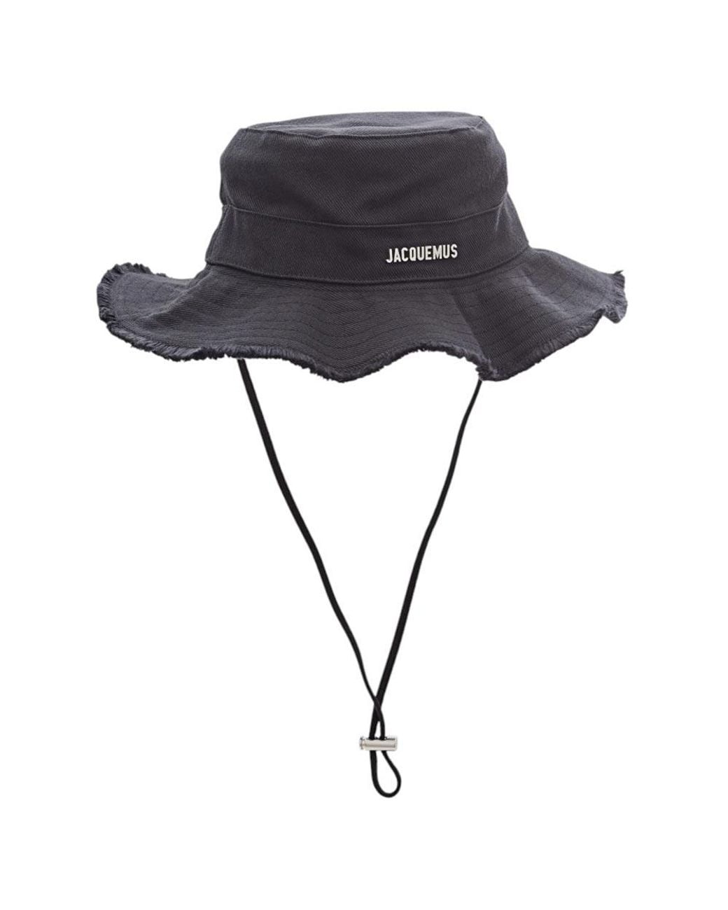 Jacquemus Black Artichaut Bucket Hat for men
