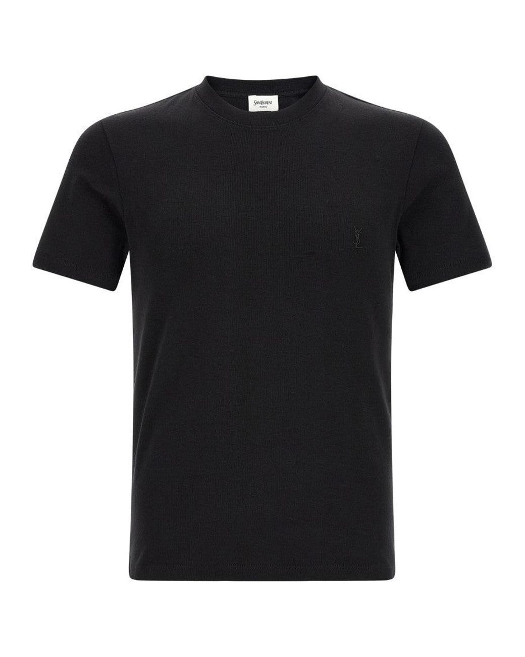 Saint Laurent Black 'Cassandre' T-Shirt for men