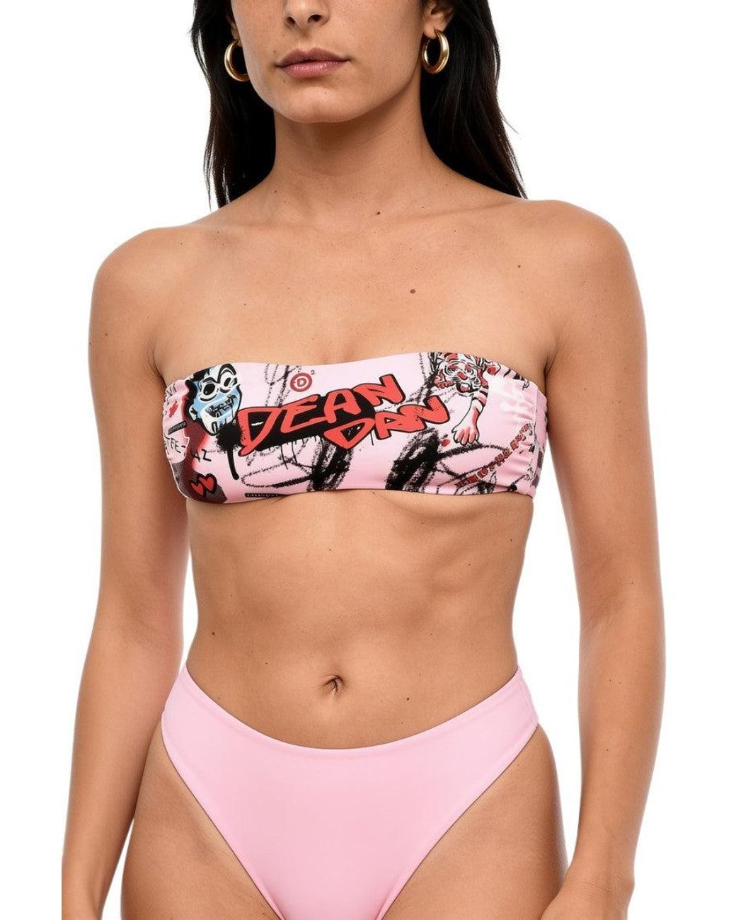 DSquared² Black Graphic Swimwear