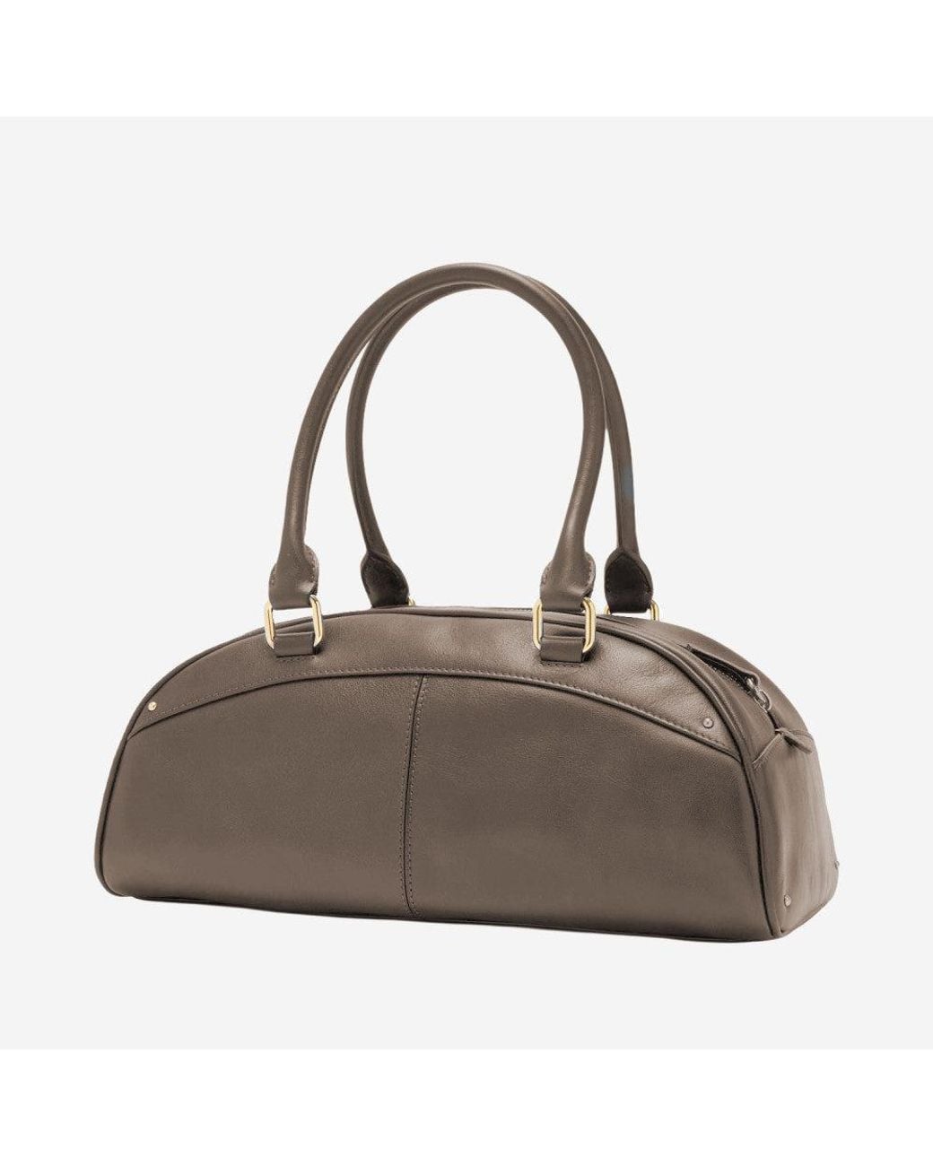 Chloé Brown Logo Duffle Bag