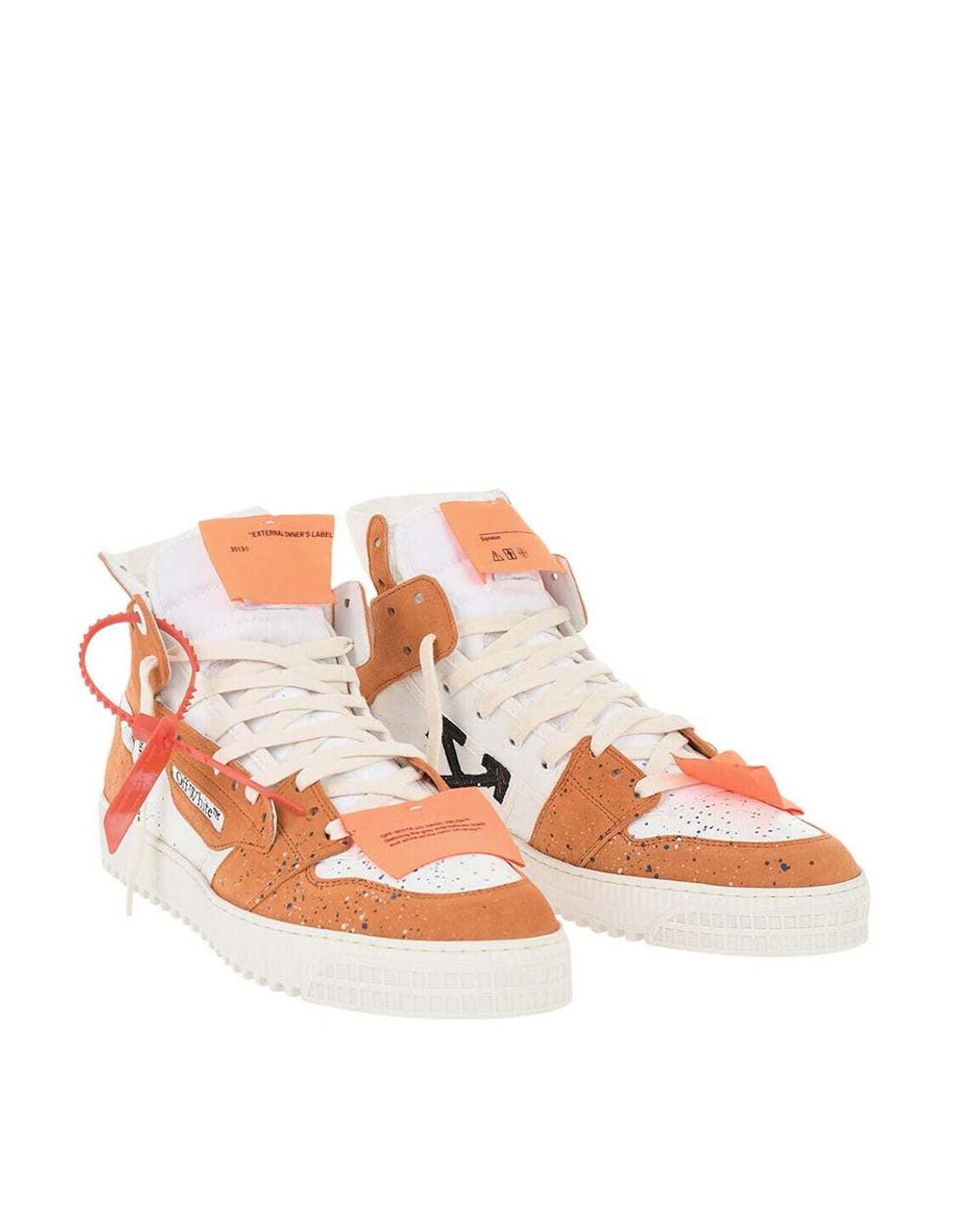 Off-White c/o Virgil Abloh Pink Painting-Effect Sneakers for men
