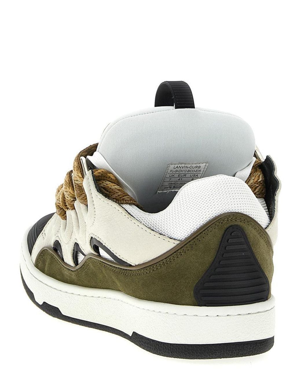 Lanvin Multicolor Lace Up Sneakers for men