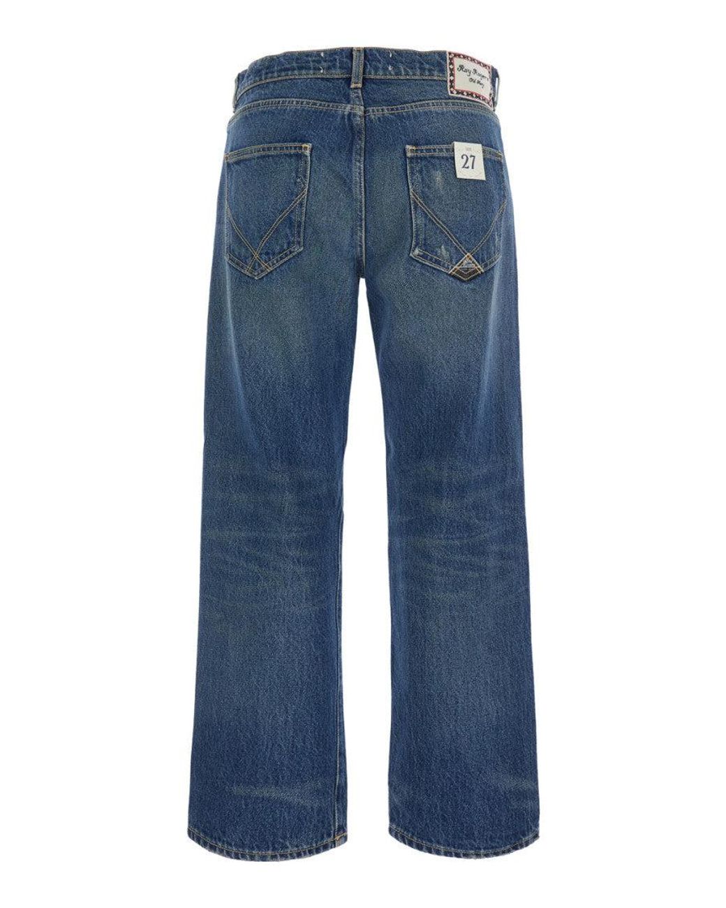 Roy Rogers Blue Regular Mid Rise Jeans