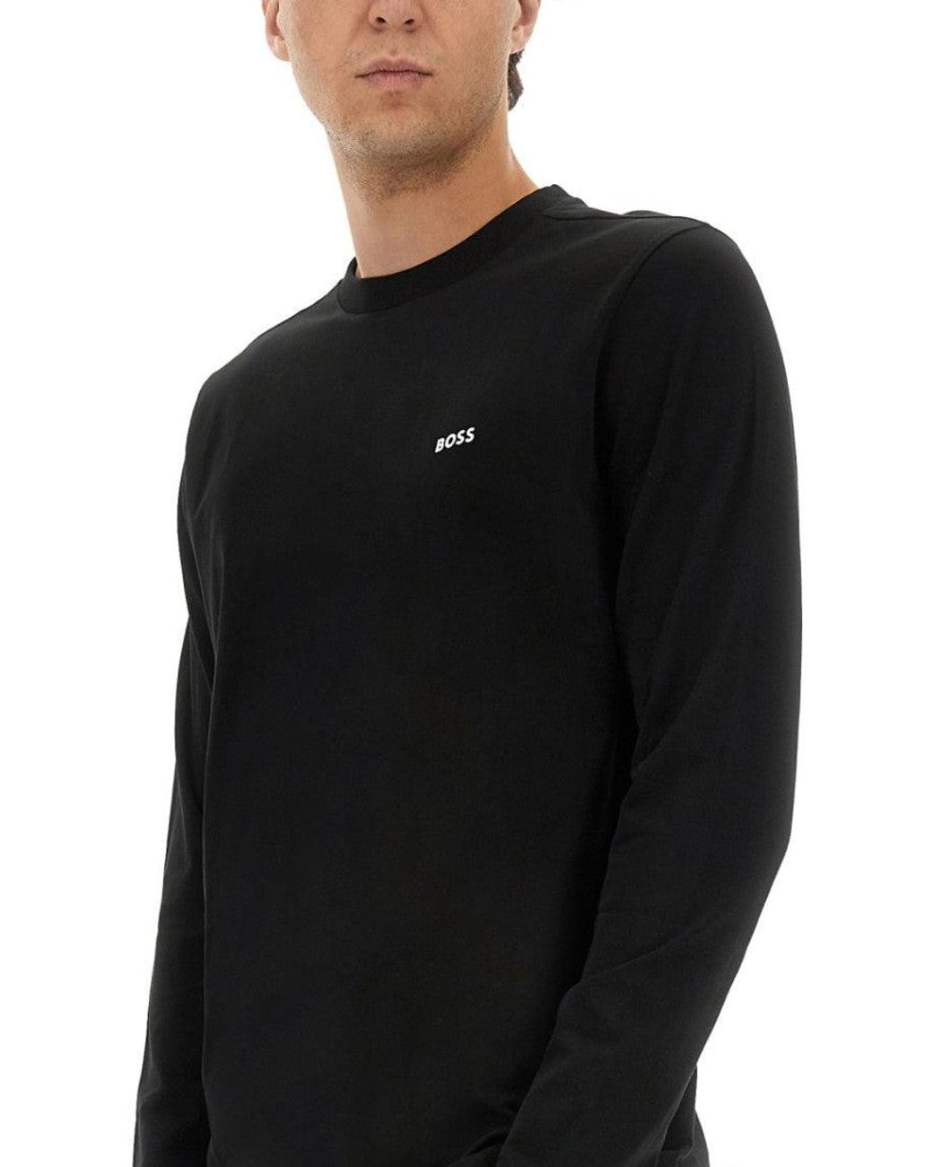 Boss Black Logo Full Sleeves T-Shirt for men