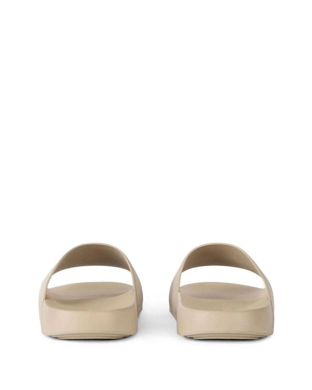 Givenchy White Slip On Slides for men