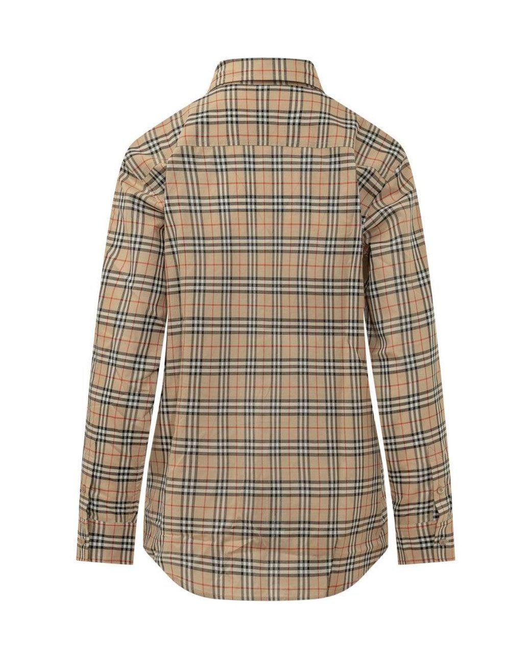 Burberry Natural Emma Check Mini Shirt