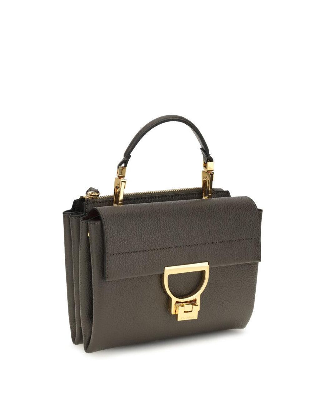 Coccinelle Black Taupe Arlettis Mini Satchel
